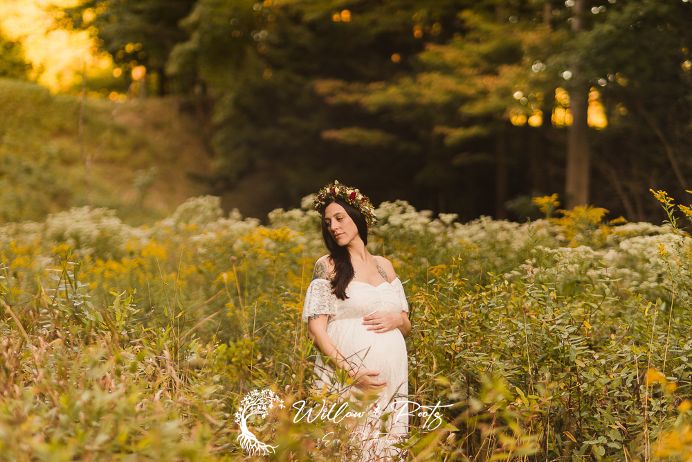 Maternity Shoot At Asbury Woods - Maternity Photography Erie Pa - Outdoor Maternity Session