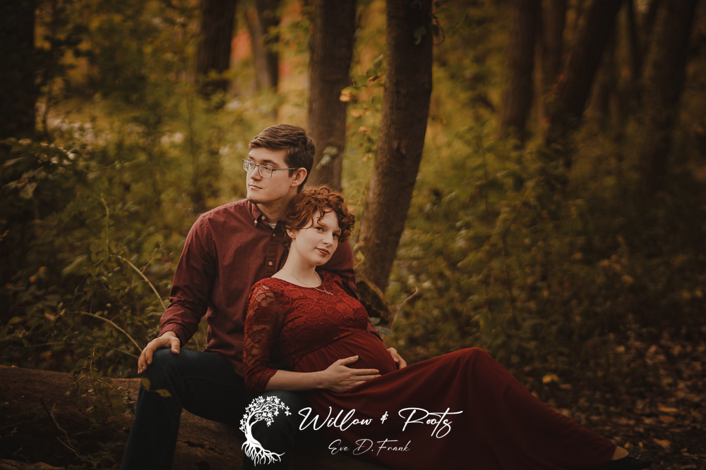 Fall Maternity Photos - Outdoor Maternity Pictures - Maternity Photographer Erie Pa