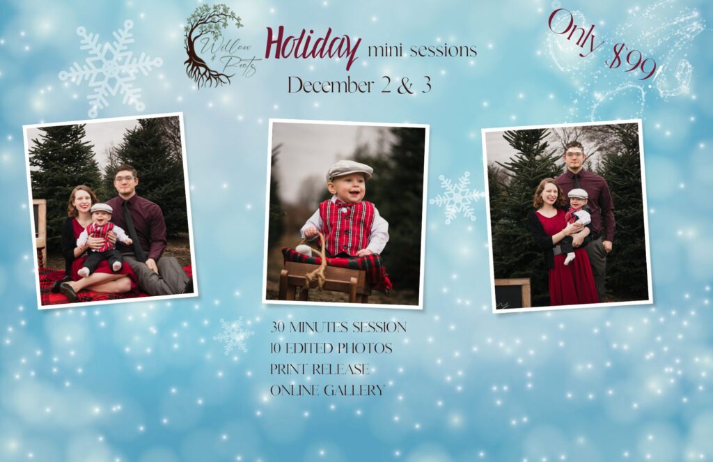 Christmas Photos - Holiday Mini Sessions Erie Pa - Family Christmas Photos