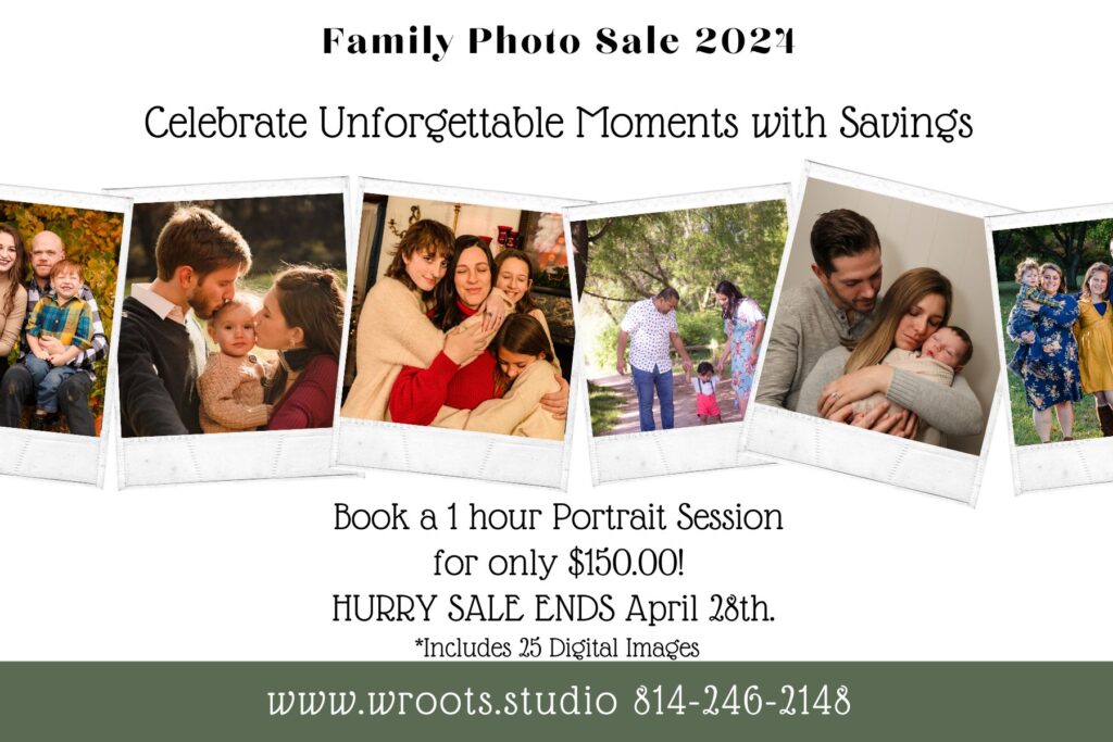 Family Photos 2024 - Photo Session Sale In Erie Pa - Family Photographer Near Me