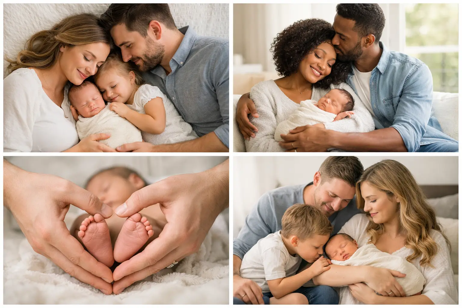 12 Newborn Family Photo Ideas You'll Love