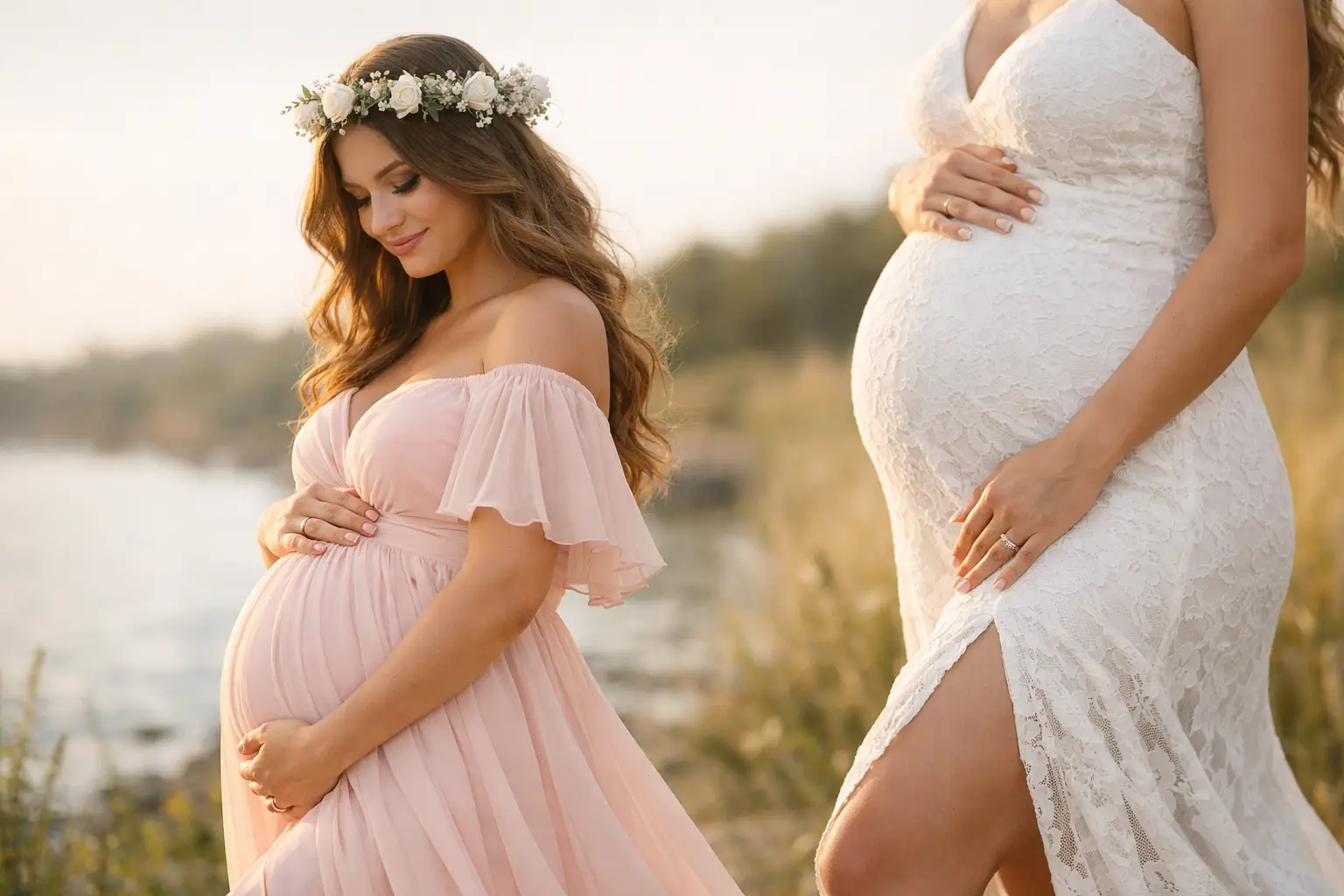 Best Maternity Photoshoot Dresses to Wear