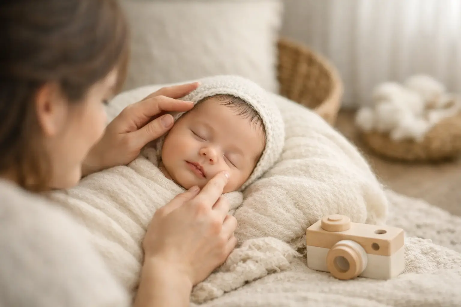 How to Keep Baby Calm Before a Newborn Photo Session