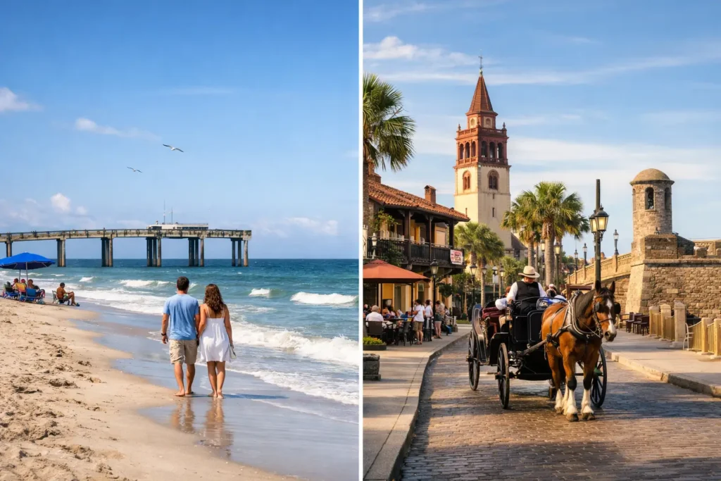 Is St. Augustine Beach or Historic District Better?