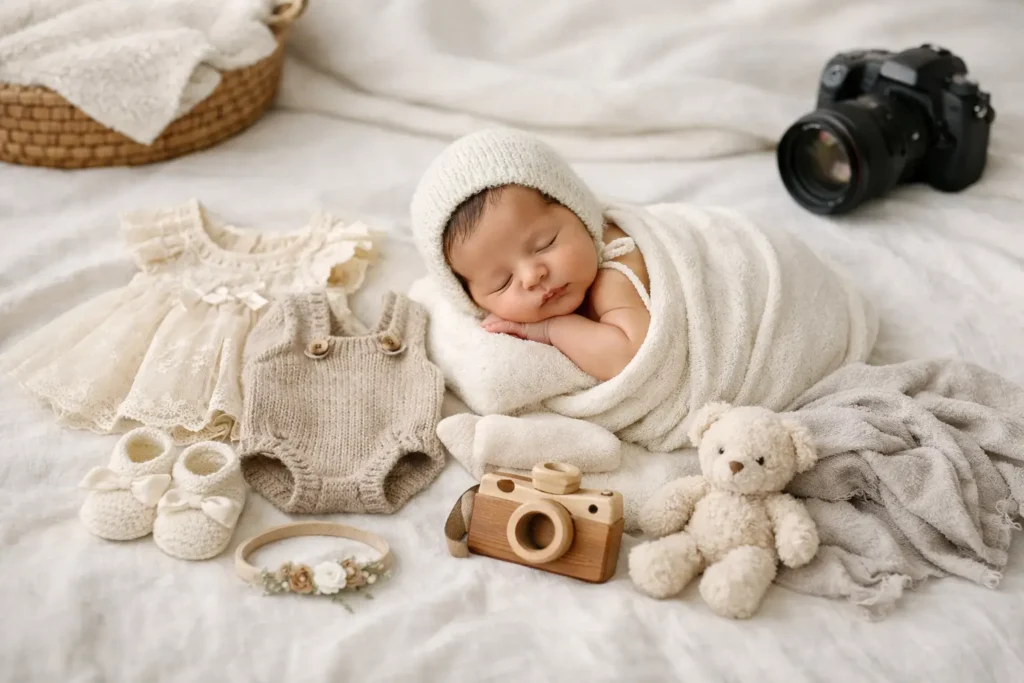 Newborn Photoshoot Outfits That Photograph Well