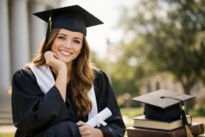 Senior Pictures Cap and Gown Ideas
