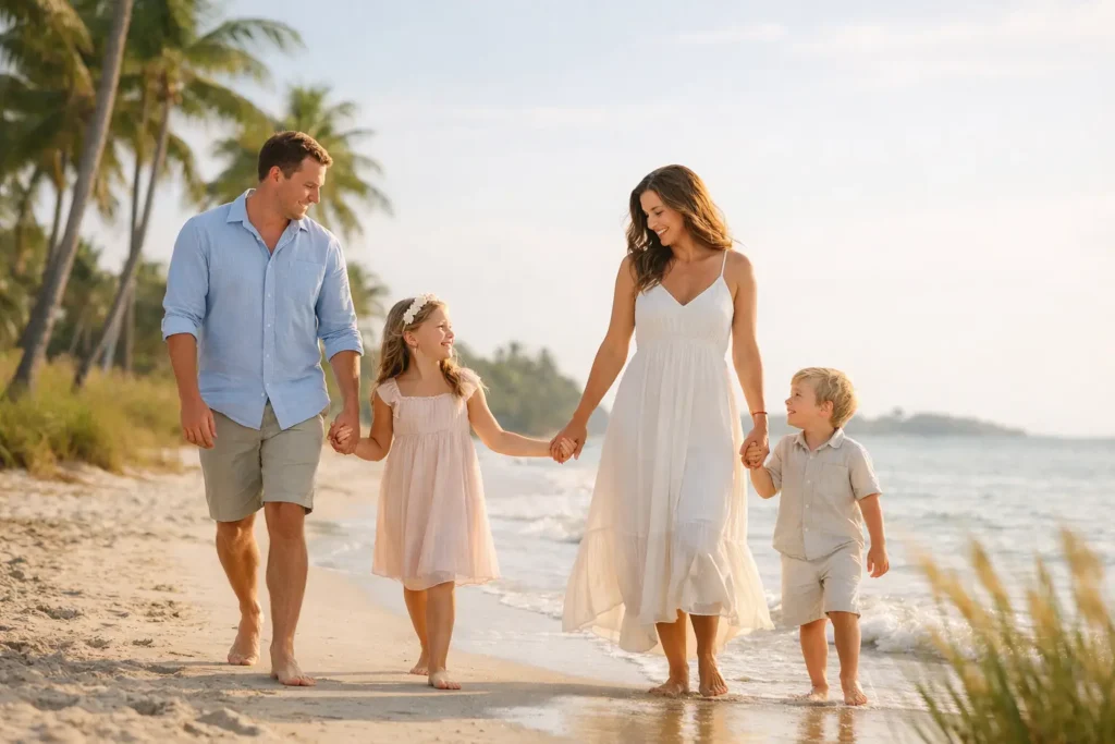 What to Wear for Spring Family Photos in Florida