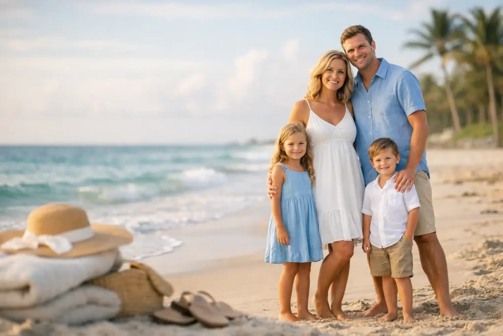 What to Wear for Beach Family Photos in Florida