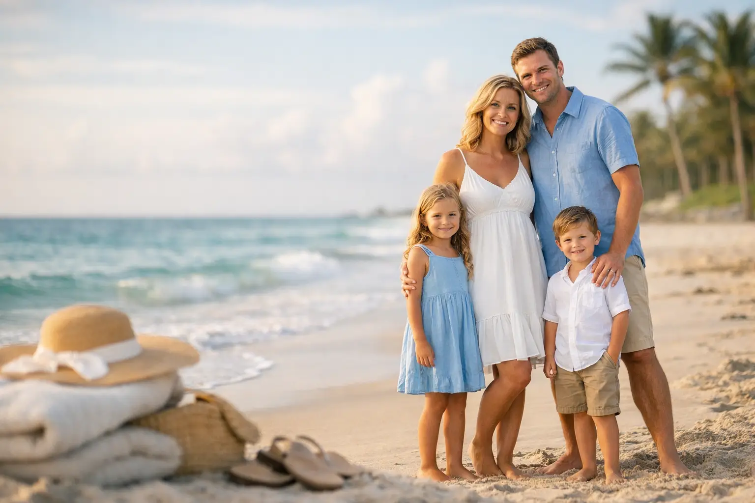 What to Wear for Beach Family Photos in Florida