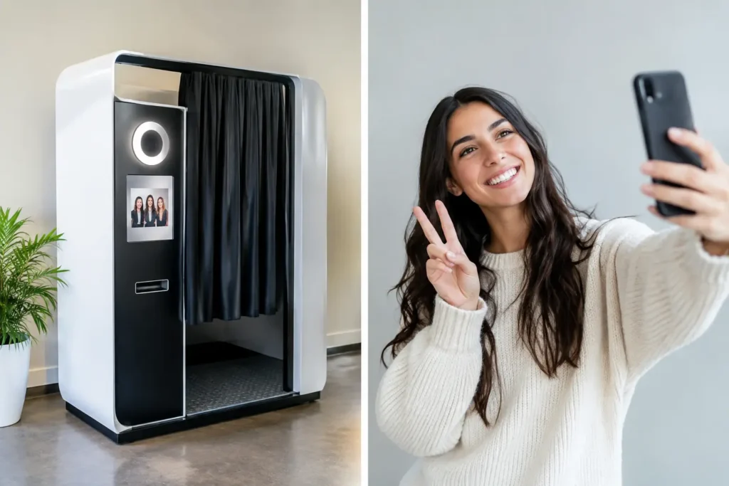 Photo Booth Versus Selfie Station: Which Fits?